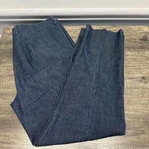 Sandro Dark Blue Women’s Denim Trouser Pants (1005)